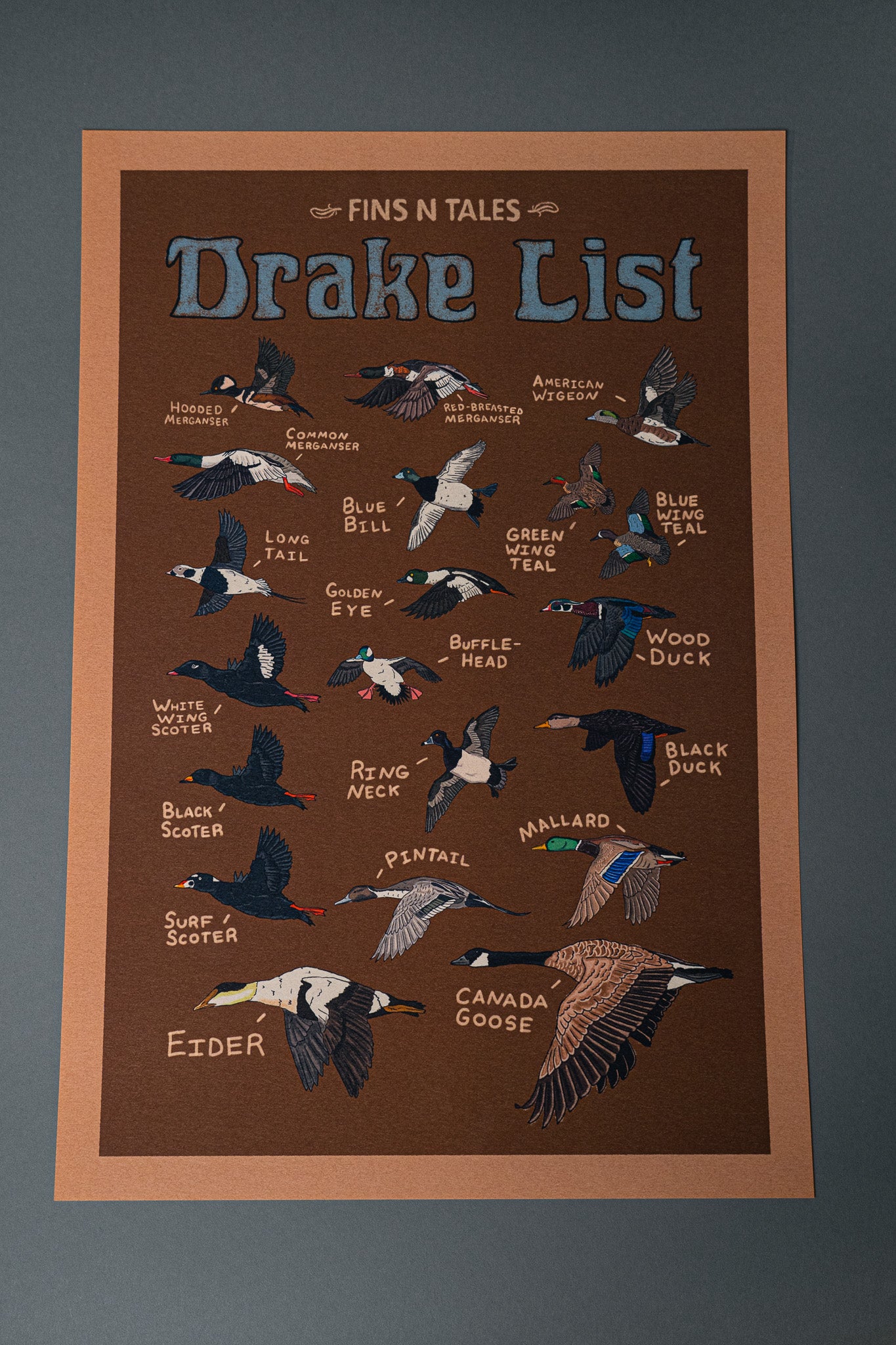 Drake List Poster (Local pickup only)