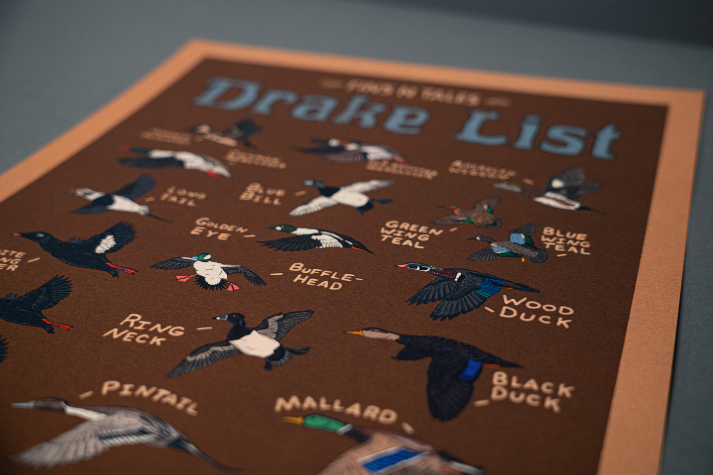 Drake List Poster (Local pickup only)