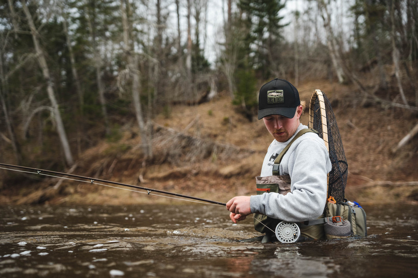 Black Trout Trucker