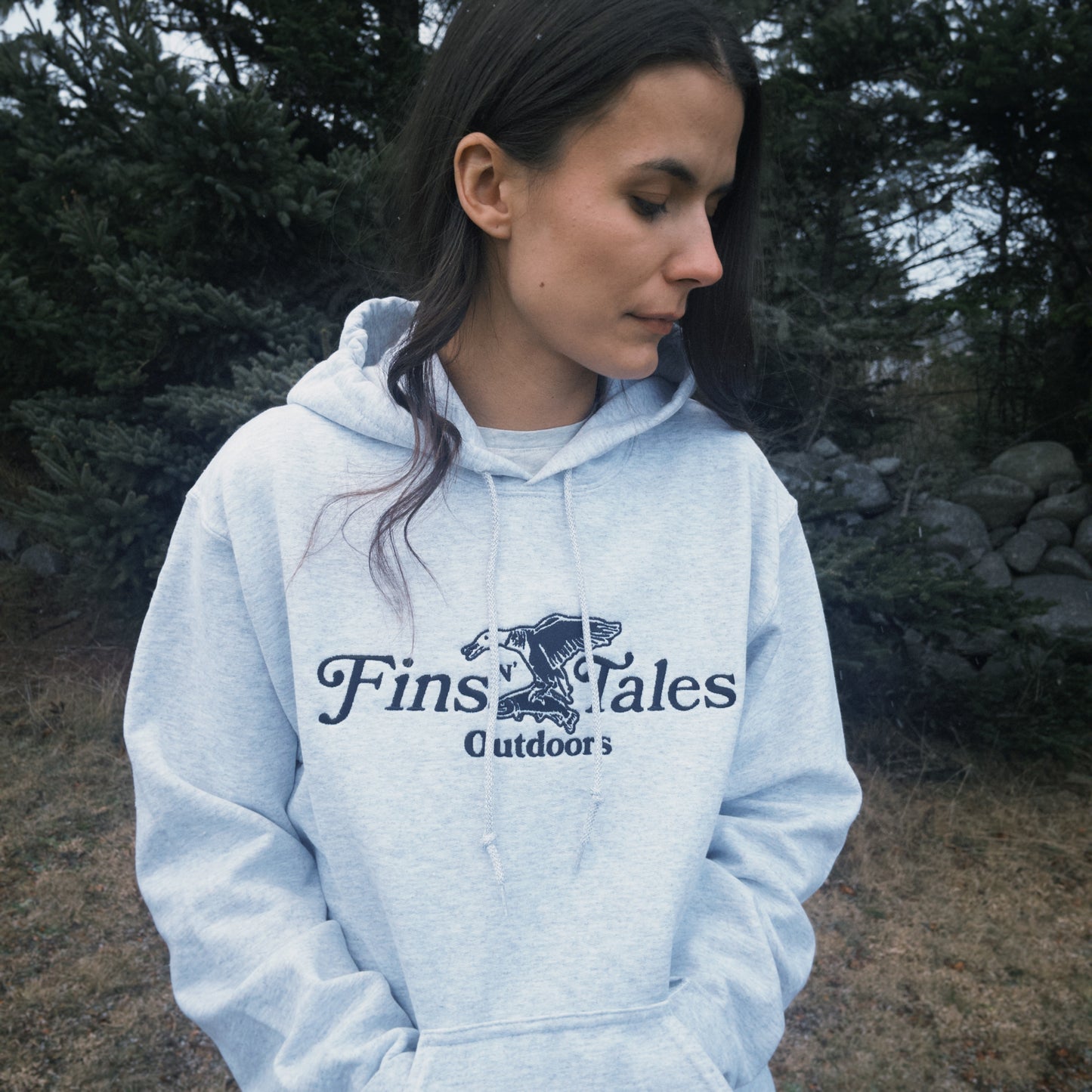 Big Logo Embroidered Hoodie